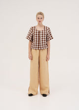 AmourLinen Linen dress Maeve button linen top Maeve button linen top