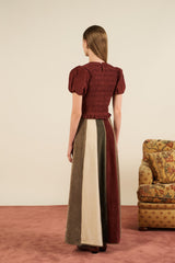 Skirt Sao Paulo Skirt Multi-Velvet