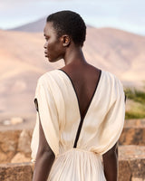 Dress Blava Black-Ecru