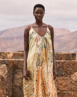 Mes Demoiselles Women's Jasmin Dress Textured Boucle Fabric - Moss Green Multi