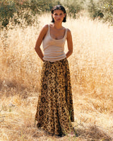 Skirt Lino Leopard
