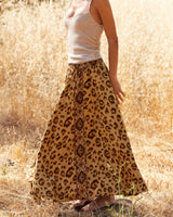 Skirt Lino Leopard