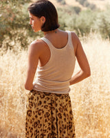 Skirt Lino Leopard
