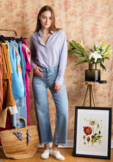 Shirt 1eva94-v09116 Blanc-Bleu