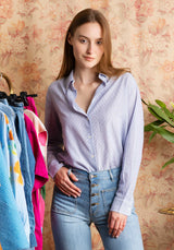 Shirt 1eva94-v09116 Blanc-Bleu