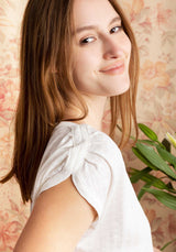 Blouse Sixtojacquard Fleur-De-Sel