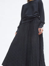 Skirt Delicate Deep-Black