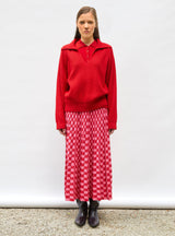 Skirt Delicate Neon-Pink-Bright-Red