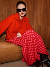 Skirt Delicate Neon-Pink-Bright-Red