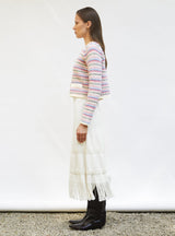 Cardigan Donut Milk-Multi