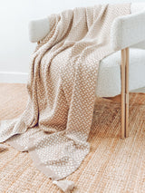 Organic Knitted Throw Blanket - Personalize!