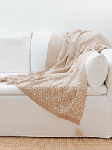 Organic Knitted Throw Blanket - Personalize!