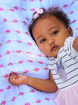 有机舒适毛毯 - 莲花