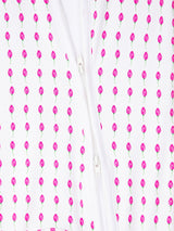 Lotus Bud print baby romper featuring playful ocean print, made from buttery soft bamboo cotton with a two-way zipper, foldover footie and mittens for warmth, eco-friendly dyes, and OEKO-TEX® Standard 100 certification. Perfect for newborns to 12 months, providing comfort, ease of dressing, and style for little explorers.