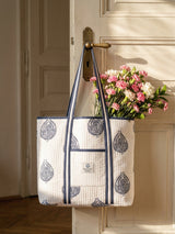 Cotton Quilted Tote Bag