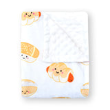 Minky Fleece Sensory Baby Blanket - Bakery Buns