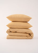AmourLinen Linen bedding set Linen bedding set in Mustard Linen bedding set in Mustard