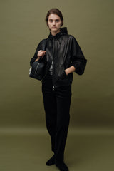 Jacket Hood Blouson Jkt Black
