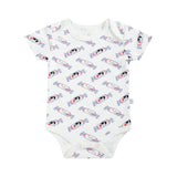 Organic Cotton Baby Onesie - White Bunny Candy