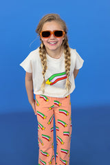 Shop organic cotton flared girls leggings for girls & teens with a star print online. Comfortable, breathable summer leggings and organic cotton leggings.