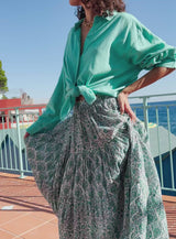 Skirt Jill Indian Emeraude
