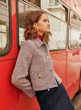 Coat Octavie Jacquard Multico