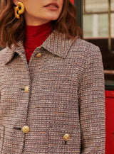 Coat Octavie Jacquard Multico