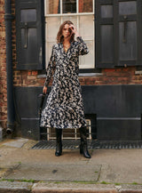 Dress Roberta Floral Noir