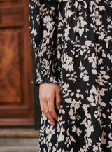 Dress Roberta Floral Noir