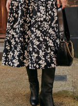 Dress Roberta Floral Noir