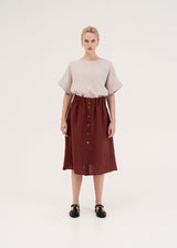 AmourLinen Linen skirt Linen skirt with buttons DAISY Linen skirt with buttons DAISY | AmourLinen | Linen Clothing