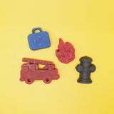 Fire Engine Crayon Set