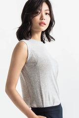 Pointelle Tunic - Grey Pearl