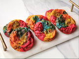 Rainbow Choco Chip Cookies