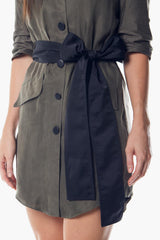 Montana Green Blazer Dress – Women’s Tailored Blazer-Style Dress