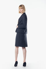 Tailoring Dark Grey Blazer – Classic Single-Breasted Blazer