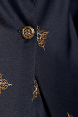 Standout Black and Gold Blazer