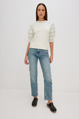 Sweatshirt Aggy 003 Ivory