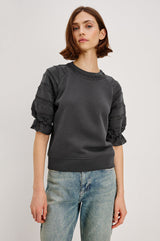 Sweatshirt Aggy 1933 Washed-Black