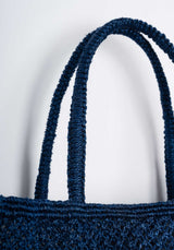 The Jacksons Beach Bag Barry Pool Time - Jute Tote Indigo