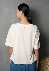 Tshirt Ida-bambou Creme