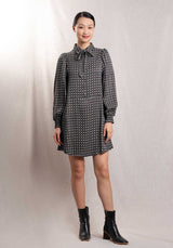 Dress Rosie Geometriqu Noir