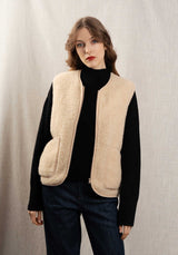Vest Pepitko Beige