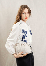 Shoulder Bag Suzette Gris-Clair