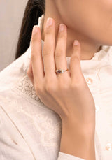 Ring Crystal Zincs R Mulberry-Zirconium