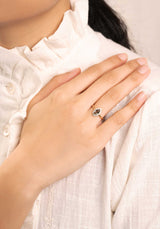 Ring Zirc Stone Eye R Gold