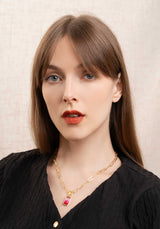 项链 Cbrf6 紫红色