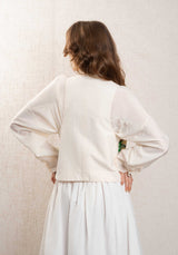 Gilet Printed Hand Embroid Gilet Paco Pool-Day