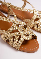 Sandal Coco Foil Dore