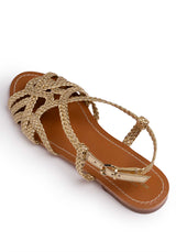 Sandal Coco Foil Dore